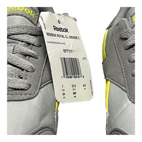 Reebok Sneakers WMNS 7 Grey Royal Classic Jogger Running EF7717 Neon Spring - Picture 3 of 8